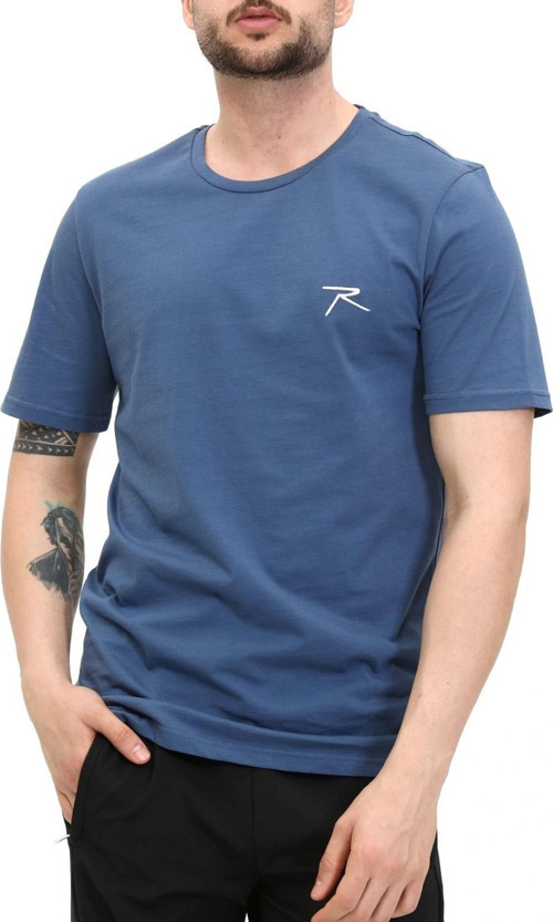 Erkek %100 Pamuk T-Shirt AGNITIO PETROL