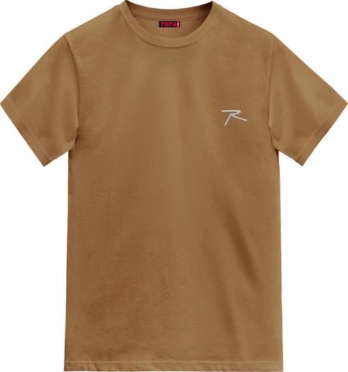 Erkek %100 Pamuk T-Shirt AGNITIO BEJ