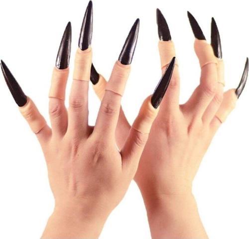 Halloween Cadı Tırnağı Lüks 10lu Zd5110