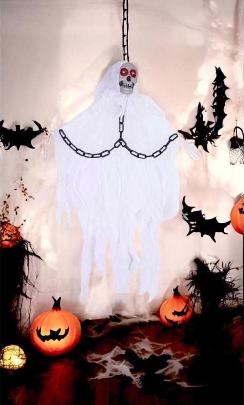 HALLOWEEN IŞIKLI İSKELET SESLİ DEKOR 90CM