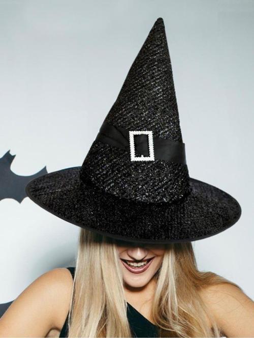 HALLOWEEN SİMLİ CADI ŞAPKASI AST6590