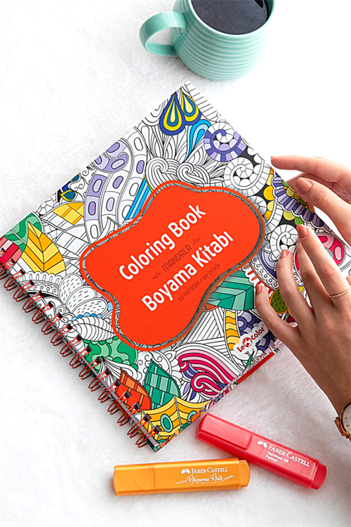 Mandala Boyama Kitabı Yetişkin Çoçuk 120g