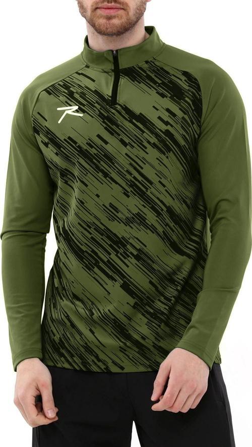 Erkek Yarım Fermuarlı Sweatshirt DIGNUS HAKİ