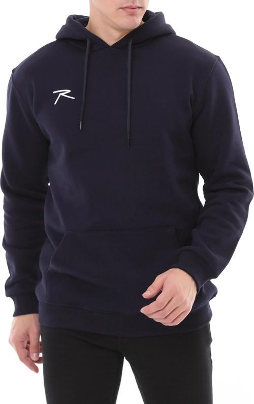 Erkek Pamuklu Kapüşonlu Kalın Basic Sweatshirt LEPIDUS LACİVERT