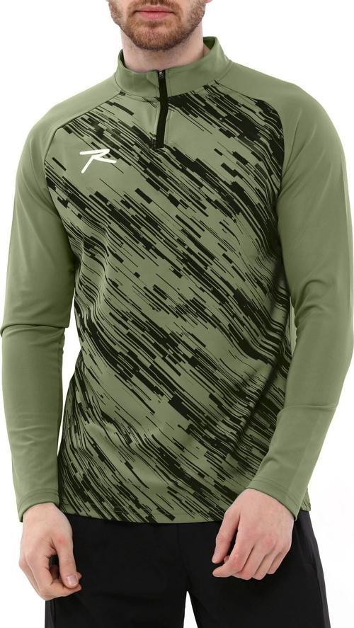 Erkek Yarım Fermuarlı Sweatshirt DIGNUS HAKİ