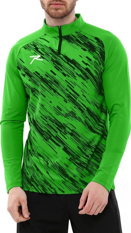 Erkek Yarım Fermuarlı Sweatshirt DIGNUS YEŞİL