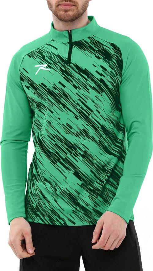 Erkek Yarım Fermuarlı Sweatshirt DIGNUS YEŞİL