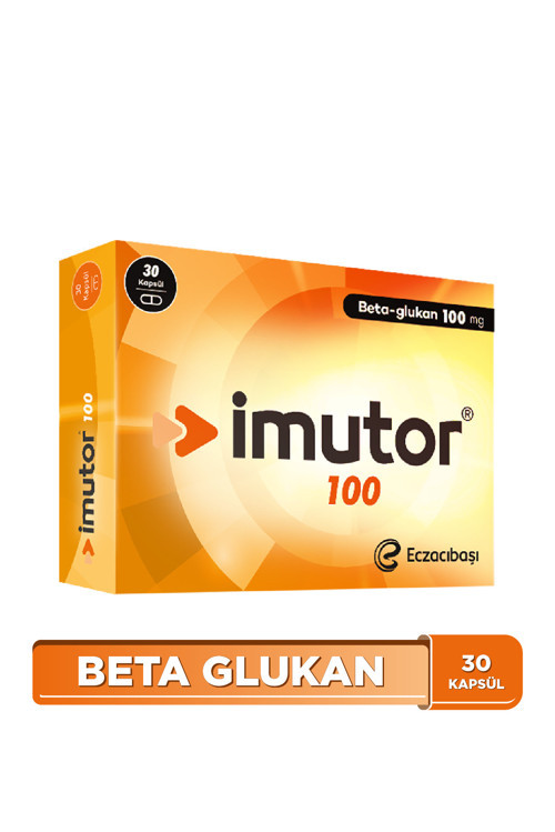 Imutor 100 30 Kapsül - Beta Glukan - Bağışıklık
