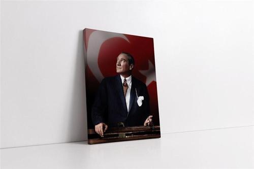 Istikbal Göklerdedir Atatürk Kanvas Tablo