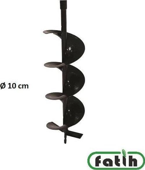 Toprak Burgu Yedek Uç Ø10 x 80 cm Çift Bıçak