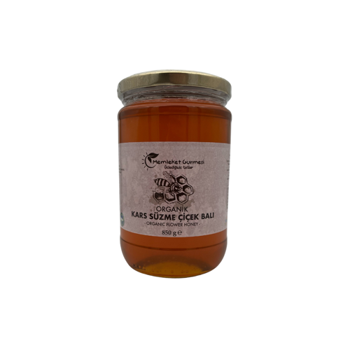 Organik Kars Süzme Çiçek Balı 850 gr MG