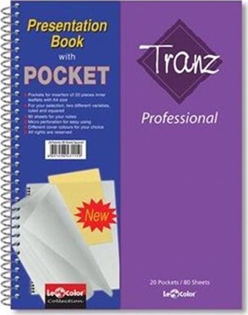 A4 Defter Kareli Dosyalı 160 Syf Mor