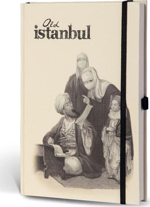 Eski İstanbul Cep Journal Çizgili Lastikli Arzuhal