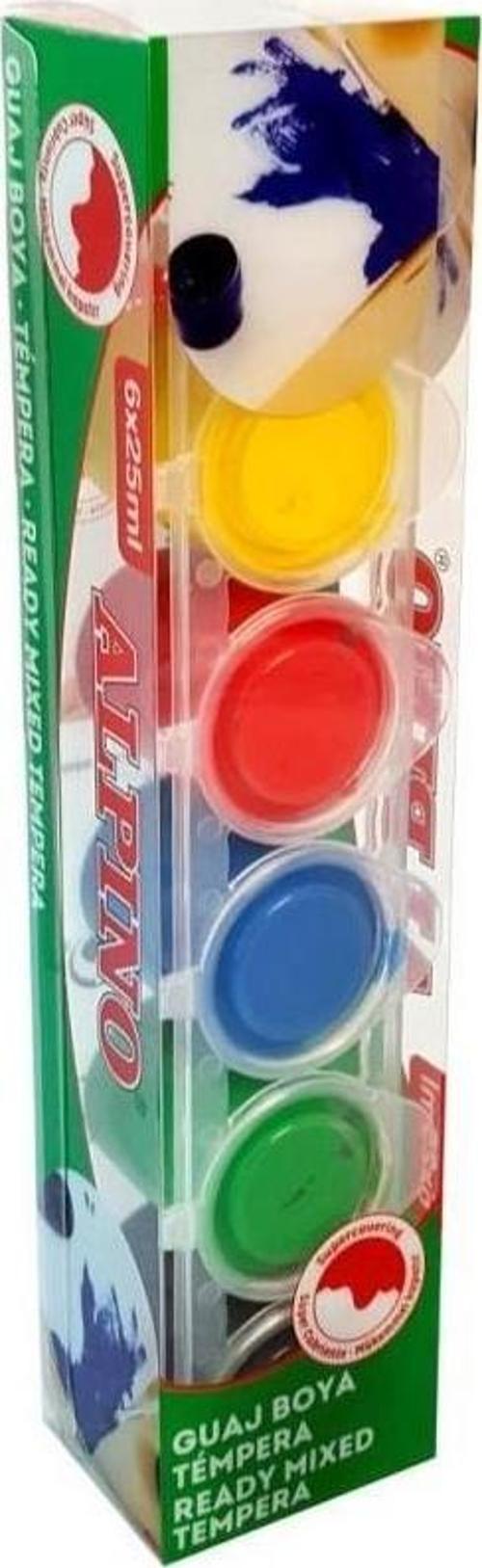 Sulu Boya Tempera 6 Renk x 25 ML Sulu Boya