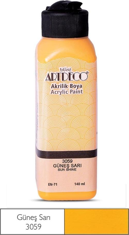 Akrilik Boya 140 ML Güneş Sarı Akrilik Boya