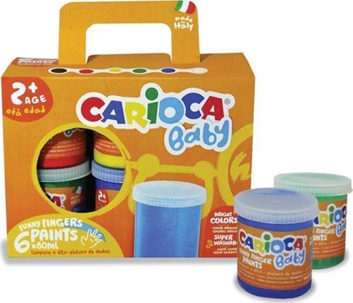 Parmak Boyası Bebek Süper Yıkanabilir 6 Renk 80 ml