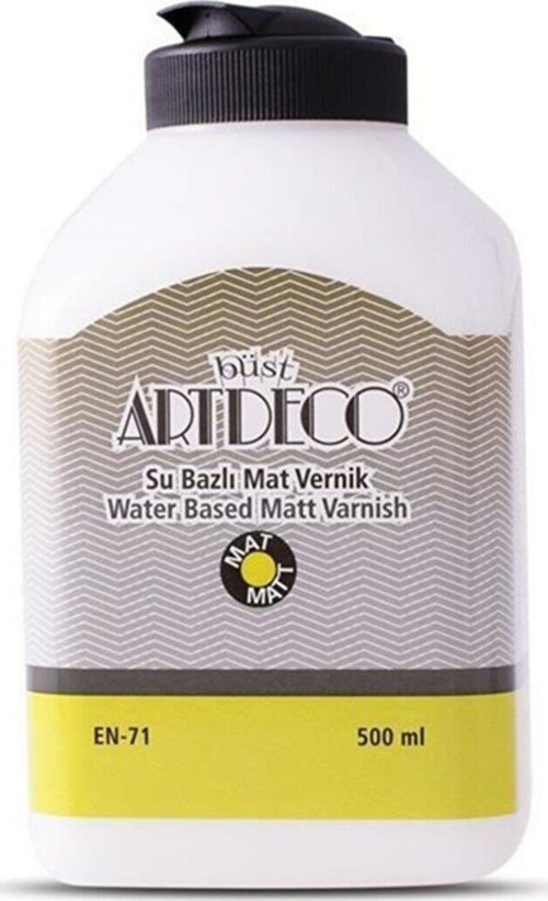 Vernik Su Bazlı Mat 500 ML Mat Su Bazlı Vernik