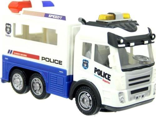Işıklı Ve Sesli Polis Kamyon Arabası