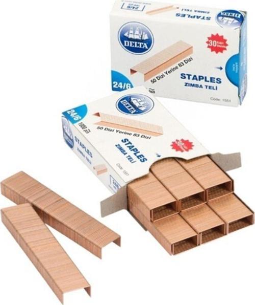 Zımba Teli 24/6 Sarı Zımba Teli 1000 Li