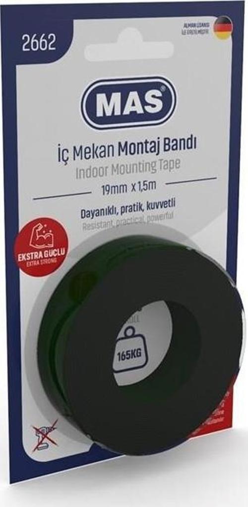 Montaj Bandı İç Mekan Extra Güçlü 19 mm x  1.5 Metre