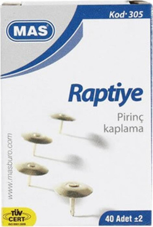 Raptiye Pirinç Kaplama Raptiye
