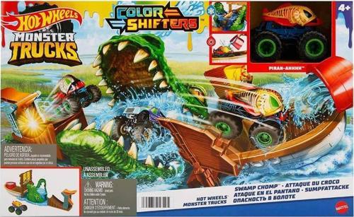 Monster Trucks Renk Değiştiren Araçlar Timsahdan Kaçış Oyun Seti