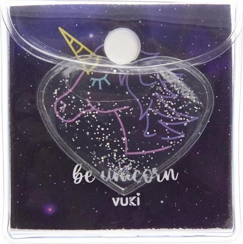 Vuki Küp Bloknot Simli Sulu 6.3 x 6.3 Cm Neon Desenli Sulu ve Simli Küp Bloknot