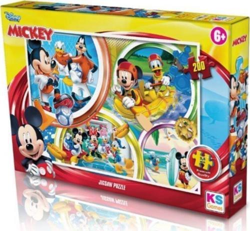 Mickey Mouse Puzzle 200 Parça