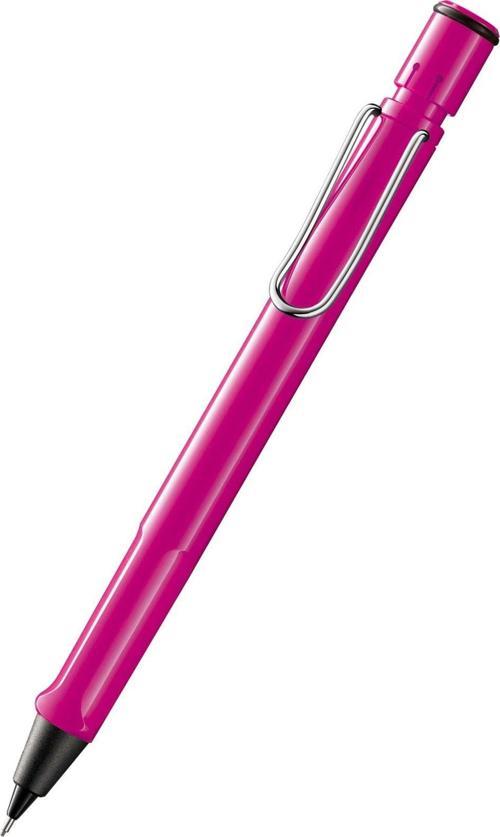 Versatil Kalem Safari Metal Klips 0.5 MM Pembe Uçlu Kalem