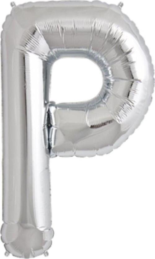 Folyo Balon 100 Cm Harf Şişirilmemiş Gümüş (P Harfi)