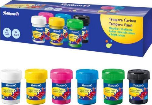Guaj Boya 6 Renk 6 x 25 ML Guaj Boya