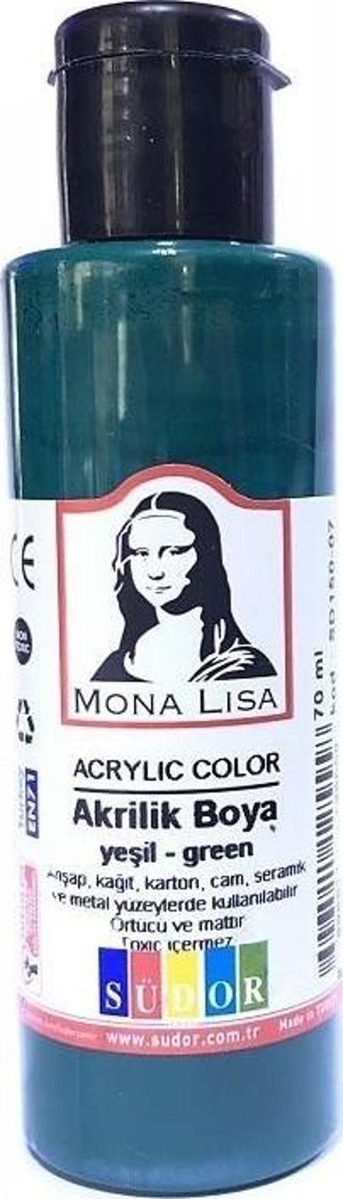 Monalisa Akrilik Boya 100 ML Koyu Yeşil Akrilik Boya (1 Adet)