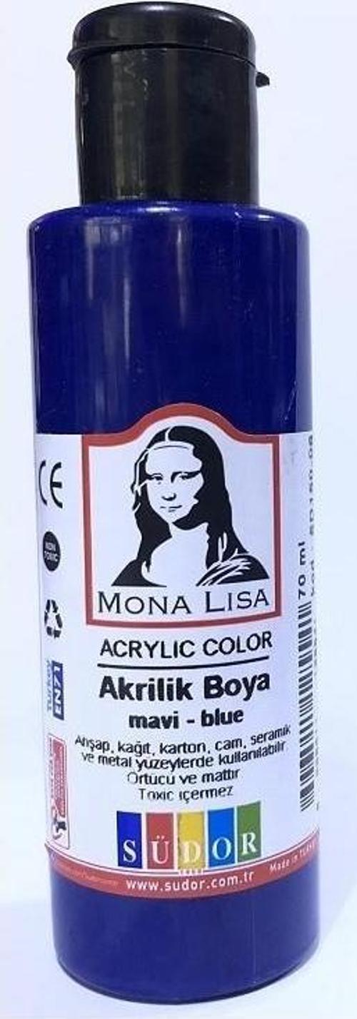 Monalisa Akrilik Boya 100 ML Prusya Mavi Akrilik Boya (1 Adet)