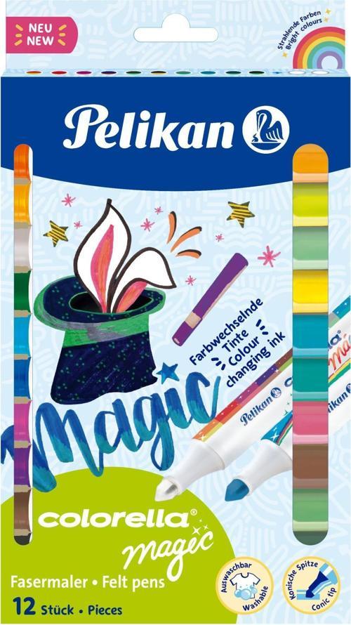 Keçeli Kalem Colorella Magic 12 Renk Keçeli Boya Kalemi