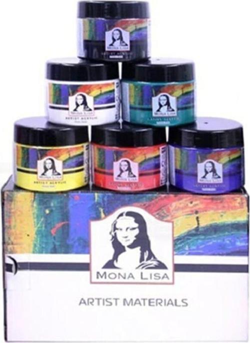 Mono Lisa Artist Chalky Akrilik Primary Colors 6 x 125 ml