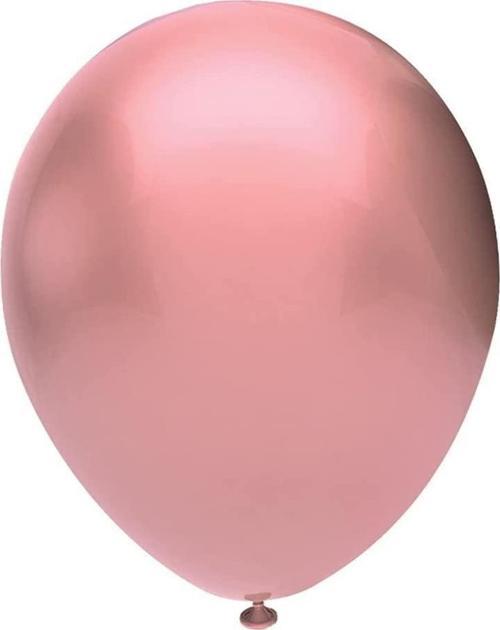 Balonevi Metalik Rose Gold 12 İnç Metalik Rose Gold Balon (100 Lü Paket)