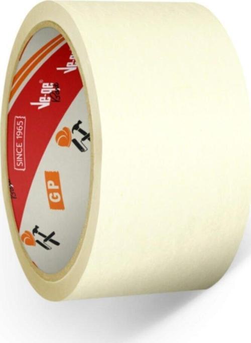 Ve-Ge Krepe (Maskeleme) Bantı 48 MM x 30 Metre Bej (6 Adet)