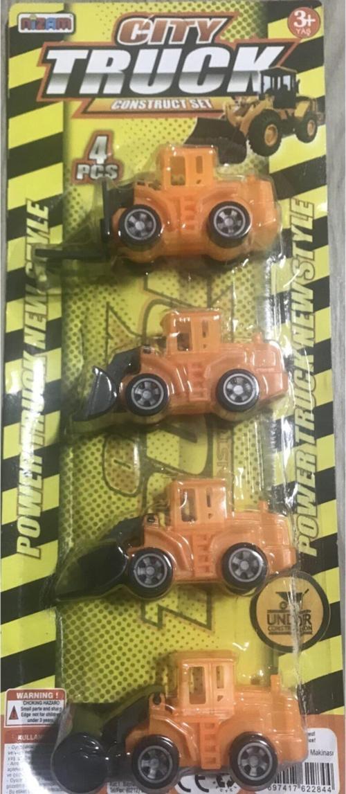 Nizam Oyuncak Mini İş Makinesı 4 Lü İş Makinesı