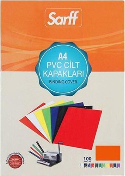Cilt Kapağı Plastik Opak A4 450 Micron Kırmızı (50 Li Paket)