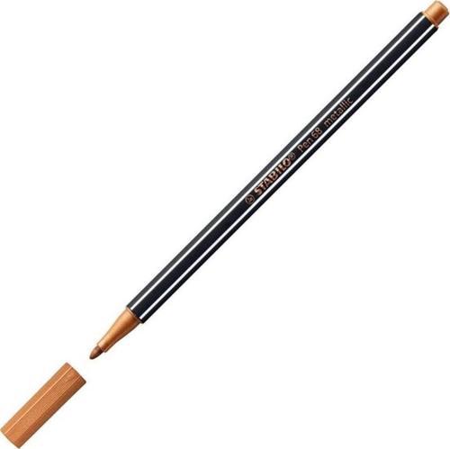 Keçe Uçlu Boya Kalemi 1 Mm Metalik Bakır (10 Lu Paket)