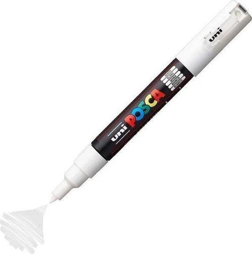 Markör Boyama Posca Su Bazlı Poster 0.7 MM Beyaz (6 Lı Paket)