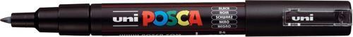 Markör Boyama Posca Su Bazlı Poster 0.7 MM Siyah (6 Lı Paket)