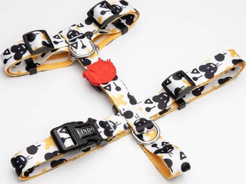 Lindo Dogs Bad Mouse H Tipi Köpek Göğüs Tasması Beden Large