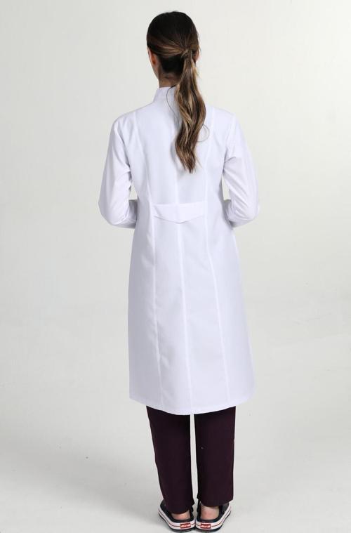 Önlük Tesettür 105 Cm Doktor Hemşire Öğretmen Önlüğü