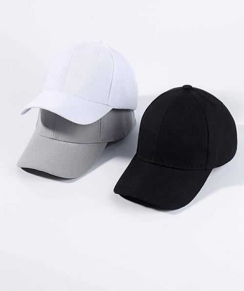 Spor Şapka Unisex 3 Adet Arkası Cırtlı Ayarlanabilir