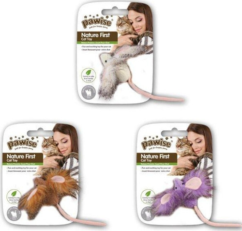 Catnipli Peluş Fare Kedi Oyuncağı 6 cm