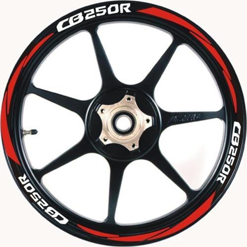 Yeni Motosiklet Jant Şeridi Honda Cb250R Uyumlu Sağ-Sol/Ön-Arka