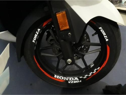 Yeni Motosiklet Jant Şeridi Honda Forza Sağ-Sol/Ön-Arka