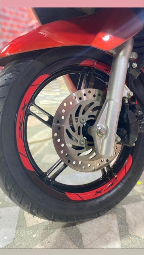 Yeni Motosiklet Jant Şeridi Pcx Yazılı Kırmızı Sağ-Sol/Ön-Arka