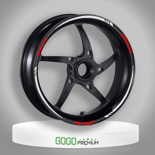 yeni özel  motosiklet Jant Şeridi Parçalı Beyaz Honda Pcx 125 150 2010-2021 Uyumlu Sağ-Sol/Ön-Arka